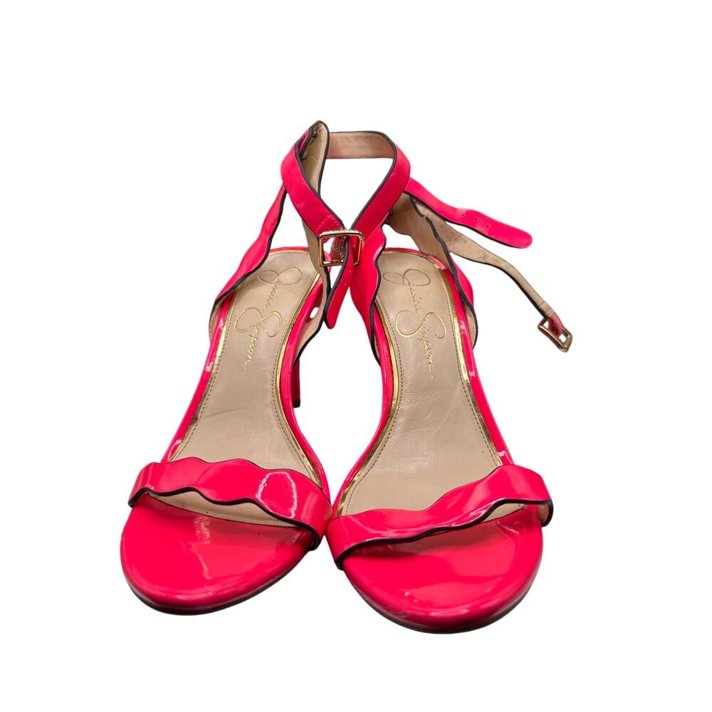 Jessica Simpson Pink Strappy Heeled Sandals Women's Size 7